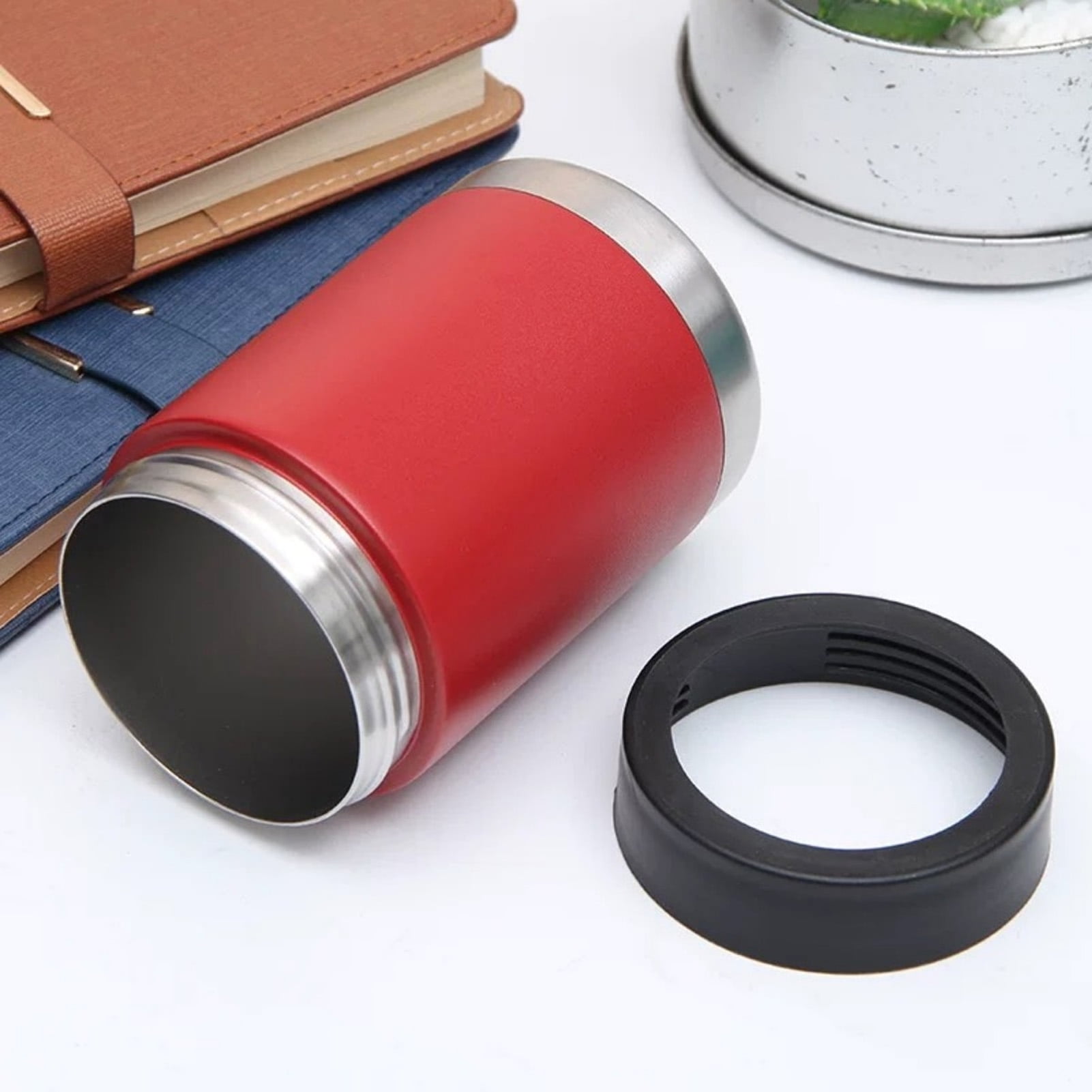 12oz Double Stainless Steel Thermal Water Bottle, 300ml Insulated Water Bottle With PP And