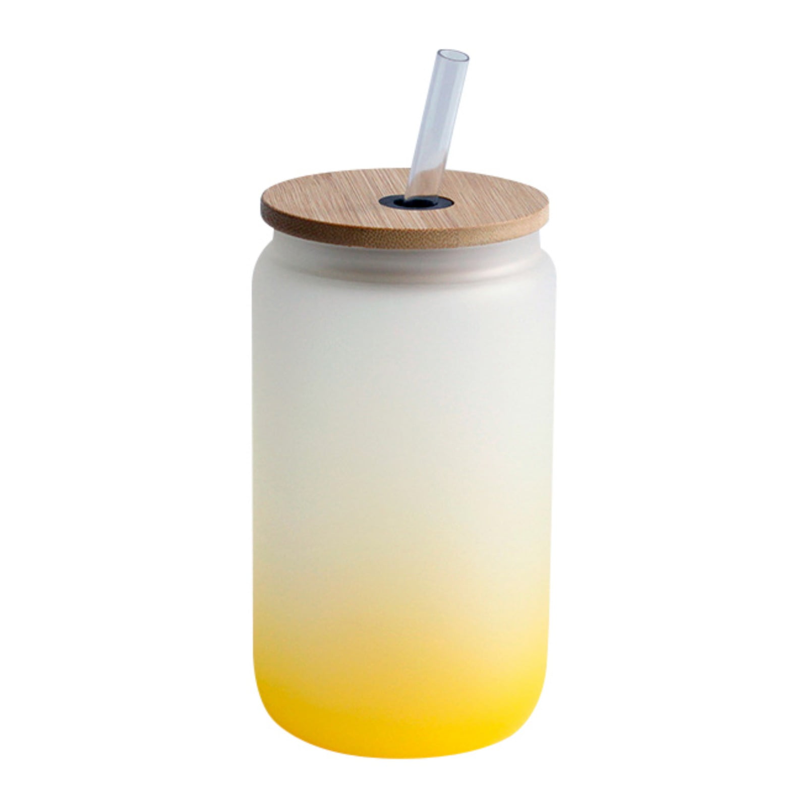 12oz Frosted Glass Cup With Lid Frosted Bubble Glass Tea Cup Juice