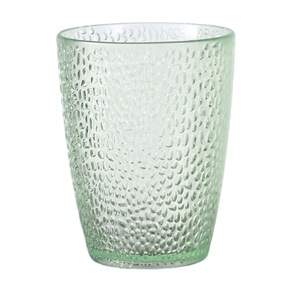 10oz/290ml Hammered Texture Unbreakable Acrylic Drinking Glasses BPA-Free PC Tumbler Shatterproof Reusable Cups for Juice Water Home & Restaurant Use Green