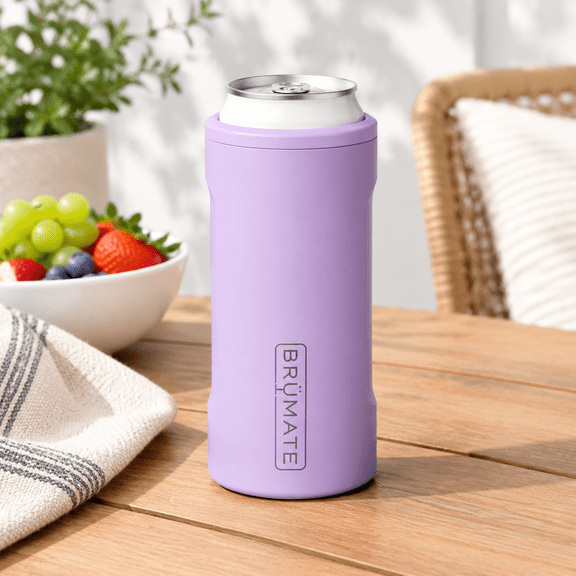 12oz Lavender Slim Can Insulated Drink Sleeve for Cold Beverages