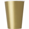 thumbnail image 1 of 12oz Paper Cups, Muted Gold, 10ct, 1 of 2
