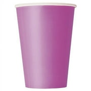 12oz Paper Cups, Neon Purple, 10ct