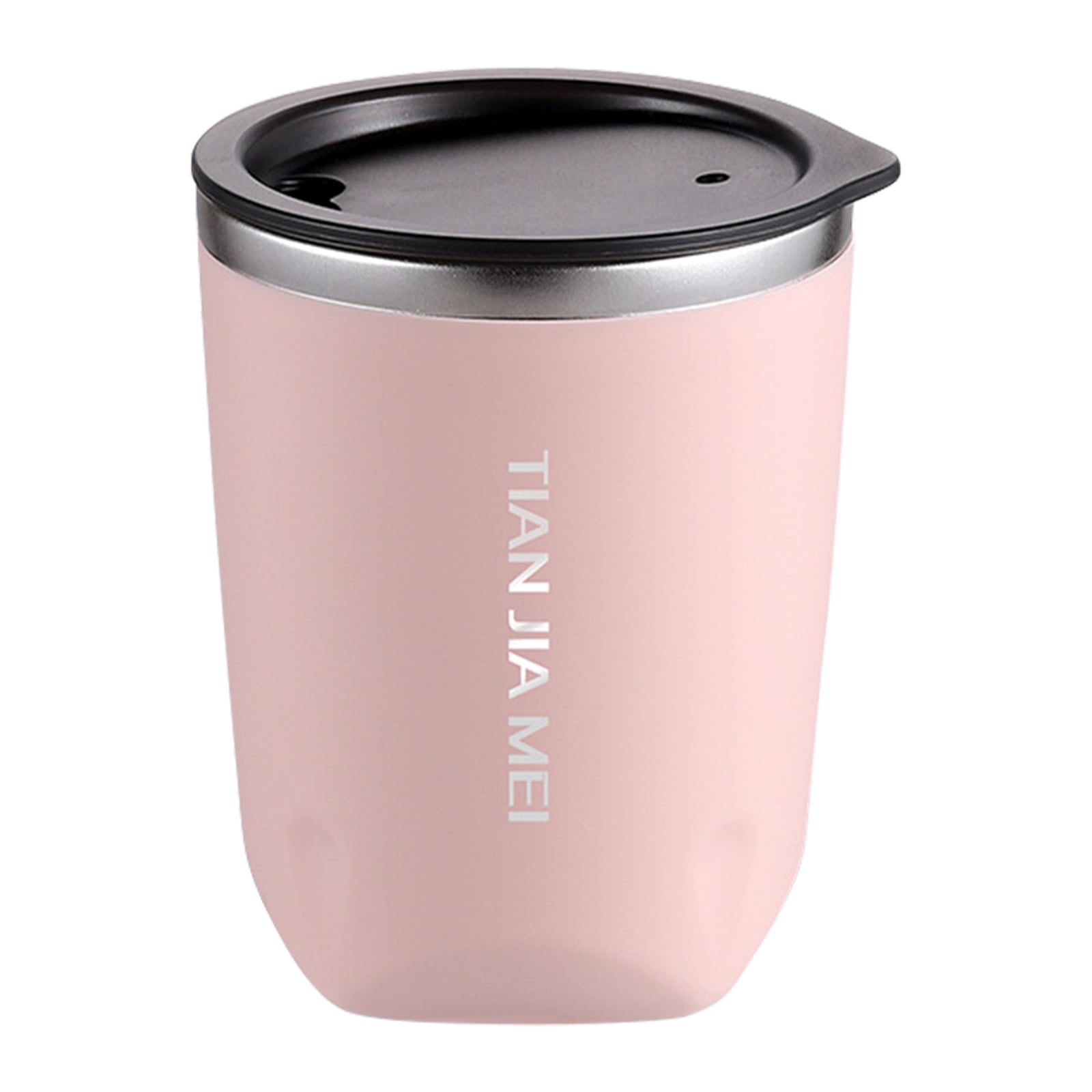 12oz Travel Coffee Cups Insulated Mug Thermal Tumbler to Go with Lid Leak  Proof Reusable Coffee Cup Stainless Steel Coffee Mug Spill Proof for Hot  and Iced Cold Drinks Pink - Walmart.com, image size:1600x1600