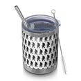 thumbnail image 1 of 12oz Tumblers Black Bigfoot Pattern Vacuum Insulated Stainless Steel Travel Tumbler Cups Mug with Lid and Straw for Beer,Coffee,Beverages with Cleaning Brush for Cold & Hot Drinks, 1 of 5