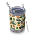 thumbnail image 1 of 12oz Tumblers Cartoon Tractors Barns Beige Pattern Vacuum Insulated Stainless Steel Travel Tumbler Cups Mug with Lid and Straw for Beer,Coffee,Beverages with Cleaning Brush for Cold & Hot Drinks, 1 of 5