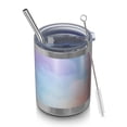 thumbnail image 1 of 12oz Tumblers Dreamy Pastel Sky Vacuum Insulated Stainless Steel Travel Tumbler Cups Mug with Lid and Straw for Beer,Coffee,Beverages with Cleaning Brush for Cold & Hot Drinks, 1 of 5