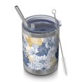 thumbnail image 1 of 12oz Tumblers Pioneer Flower Vacuum Insulated Stainless Steel Travel Tumbler Cups Mug with Lid and Straw for Beer,Coffee,Beverages with Cleaning Brush for Cold & Hot Drinks, 1 of 5