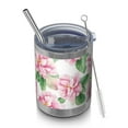 thumbnail image 1 of 12oz Tumblers Pioneer Flower Vacuum Insulated Stainless Steel Travel Tumbler Cups Mug with Lid and Straw for Beer,Coffee,Beverages with Cleaning Brush for Cold & Hot Drinks, 1 of 5