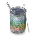 thumbnail image 1 of 12oz Tumblers Pioneer Flower Vacuum Insulated Stainless Steel Travel Tumbler Cups Mug with Lid and Straw for Beer,Coffee,Beverages with Cleaning Brush for Cold & Hot Drinks, 1 of 5