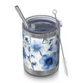 thumbnail image 1 of 12oz Tumblers Pioneer Flower Vacuum Insulated Stainless Steel Travel Tumbler Cups Mug with Lid and Straw for Beer,Coffee,Beverages with Cleaning Brush for Cold & Hot Drinks, 1 of 5
