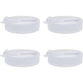 thumbnail image 1 of Silipint Universal Fit Silicone Flip Lid for 12 oz Wine & Rock Cups – Spill-Proof, Durable, Flexible, Easy One-Hand Use, Dishwasher Safe, Unbreakable Drink Cover, Icicle - Pack of 4, 1 of 1