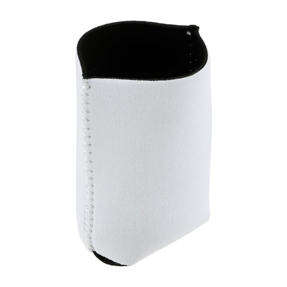 12oz White Sublimation Can Coolers by Make Market Blank Neoprene Sleeves for Custom Heat Transfer Designs - Synthetic Rubber & Polyester - 12 Pack