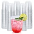 thumbnail image 1 of 12oz-clear Compostable Plastic Cold Cups 100 Pack Plant-based Biodegradable BPA Free, 1 of 8