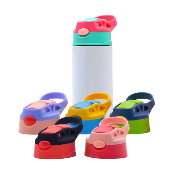 12oz or 20oz Sublimation Sippy Cup replacement lid (Lids + Straw Only)