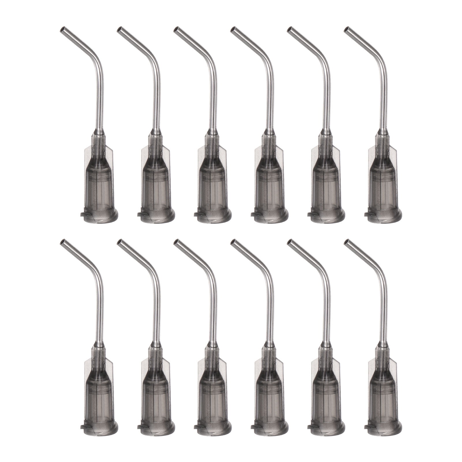 12pack Blunt Tip Dispensing Needles, 16G Bent Dispensing Tips 1" End