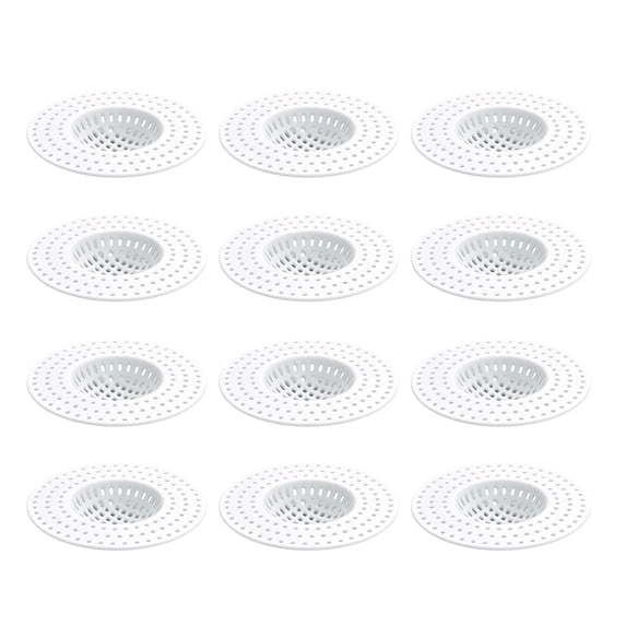 12pack Plastic Drain Strainer for Kitchen Sink, Bathroom Sink, and ...