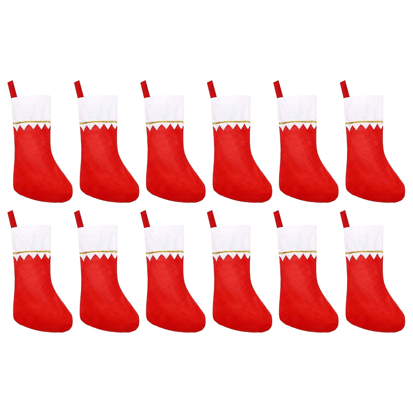 12pc 14 Inch Letters Christmas Stockings Super Soft Christmas Stockings Large Stockings Red