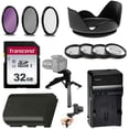 thumbnail image 1 of 12pc-Accessory Kit for Canon EOS 7D Mark II, 7D, 80D, 70D, 60D w/Canon 18-135mm Lens Includes - Replacement LP-E6N Battery & Charger, 67mm 4-Piece Macro Lens Kit, Lens Hood and More, 1 of 1