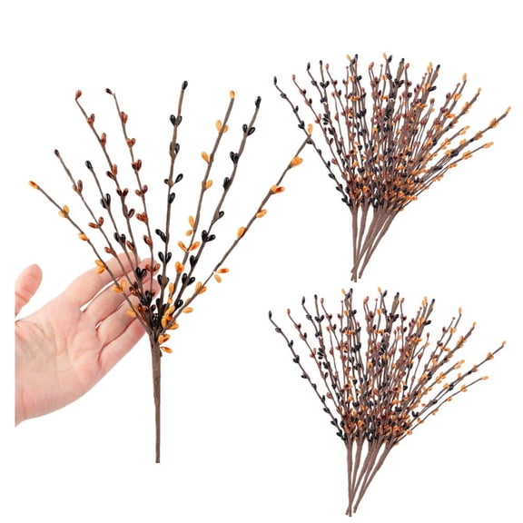 Factory Direct Craft Autumn Pip Berry Sprays, Set of 12, 12 Inch Fall Halloween Floral Picks