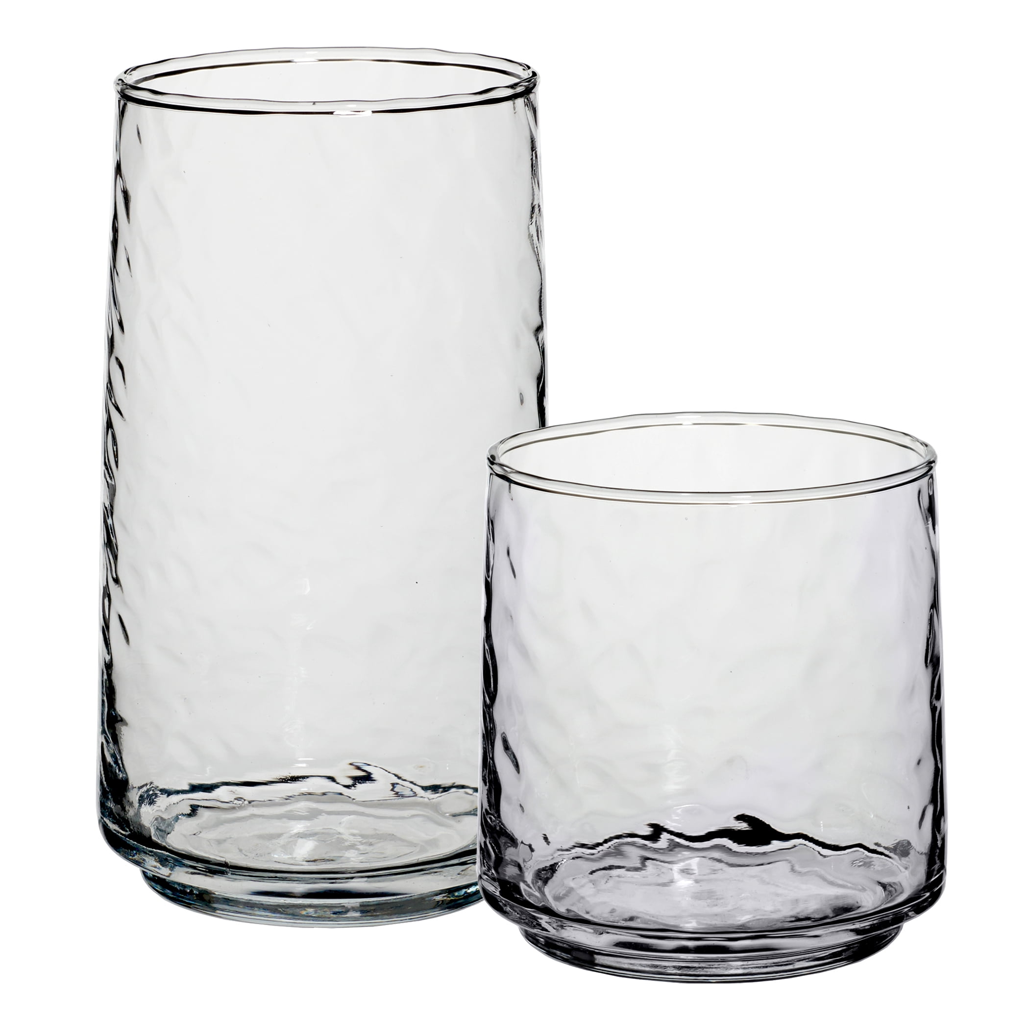 Anchor Hocking Brockhill 12 Piece Drinking Glass Set, 6 Tea Glasses & 6 Rocks Glasses