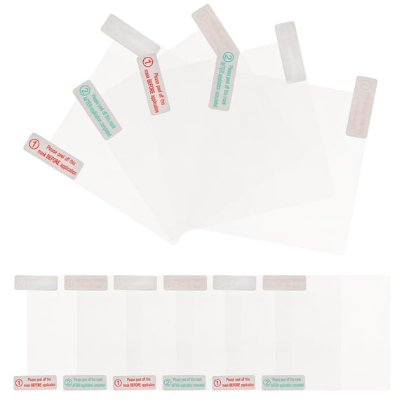 12pcs Transparent Double Sided Tape For Car Dash Cam Clear Windshield Static Cling Stickers Car Windshield Sticker Decals