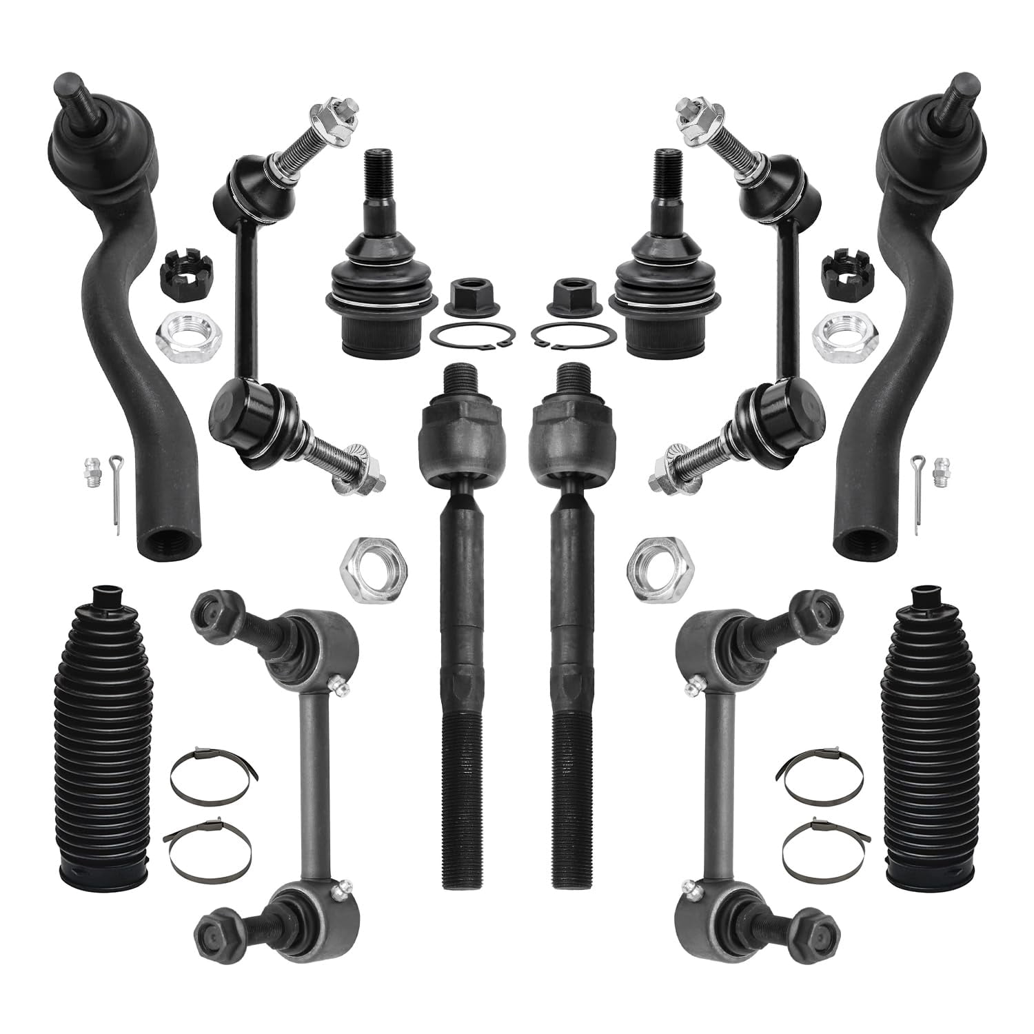 A-Premium Steering Knuckle Compatible With Subaru Forester Impreza Legacy Outback XV Crosstrek 2005 2014 Front 2 Pc