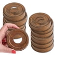 thumbnail image 1 of 12pc Rusted Tin Mason Jar Lid Set (1-1/16" Hole) - for Rustic Decor - Factory Direct Craft, 1 of 5