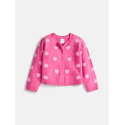 Wonder Nation Toddler Girls' Cardigan Sweater with Long Sleeves, Sizes 12M-5T