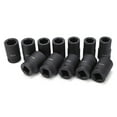 thumbnail image 1 of 12pcs 1 Inch Durable Drive Deep Impact Socket Set 24-41mm, 1 of 5