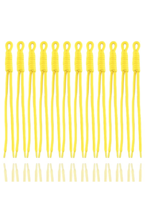 12pcs 10 Inch Paracord Keychain Strings for Bead DIY, Braided Rope Bag Charm Lanyard Strap, Blank Beadable Key Cord for Handbag Charms Making, Multiple Colors Available