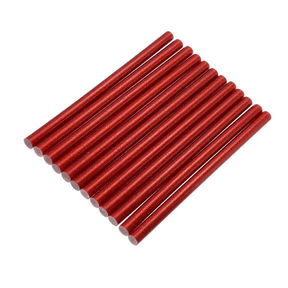 12pcs 11 x 200mm EVA Bling Paintless Dent Repair Hot Melt Glue Sticks Red Universal for Car