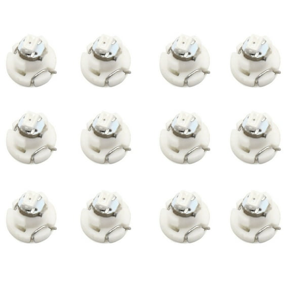 12pcs 12V T3 1206- Green Auto Car Interior Dashboard Panel Light Bulb