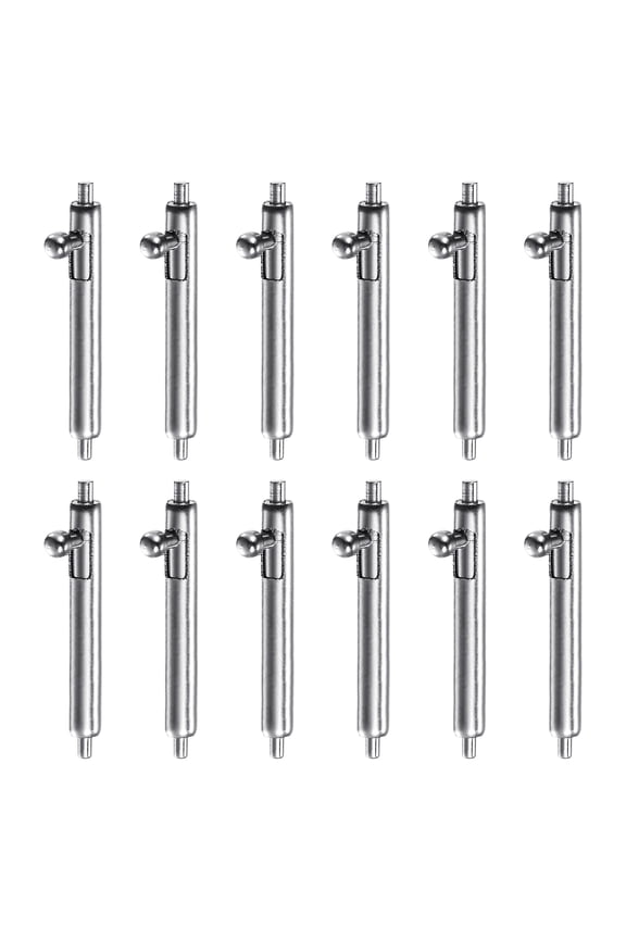 12pcs 13mm Quick Release Spring Bar 1.8mm Diameter Stainless Steel Watch Pins