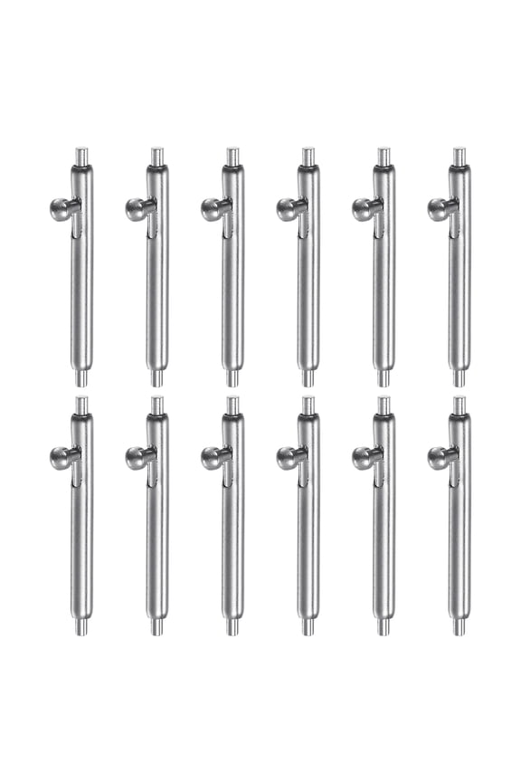 12pcs 14mm Quick Release Spring Bar 1.5mm Diameter Stainless Steel Watch Pins