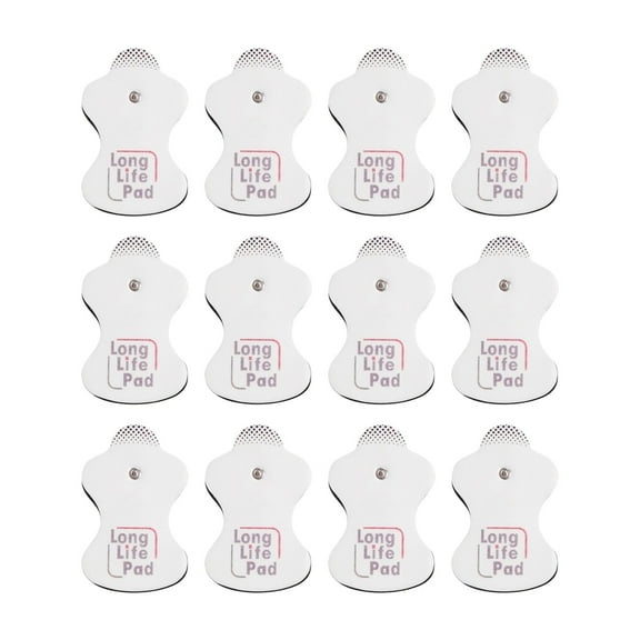 12pcs 2.2 Mm Button Type Foam Electrode Patch Electrotherapy Long Life Pads Replacement Electrode Pads Self Reusable Massage Replacement Gel Pads Bead Drill Bit Set Hand Drill Grout Saw 7/8 Drill Bit