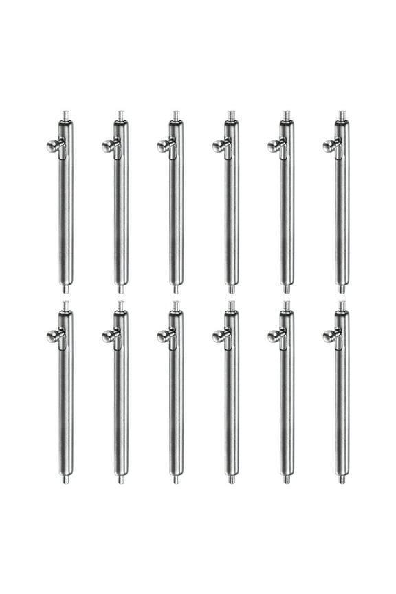 12pcs 20mm Quick Release Spring Bar 1.8mm Diameter Stainless Steel Watch Pins