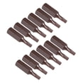 thumbnail image 1 of 12pcs 25mm Long 1/4" Hex Shank H2.5 Hex Screwdriver Bits S2 Alloy Steel, 1 of 4