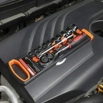 12pcs 3/8 Inch Ratchet Socket Wrench Set with 10 Sockets 8-14,17,19,21mm and Quick Release Handle