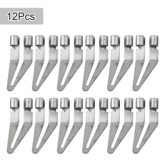 12pcs 45-Degree Smooth Head for Plastic Welding Tool, Metal Soldering Iron Tips Repair Kit for Car Bumper PP Pipe Tank