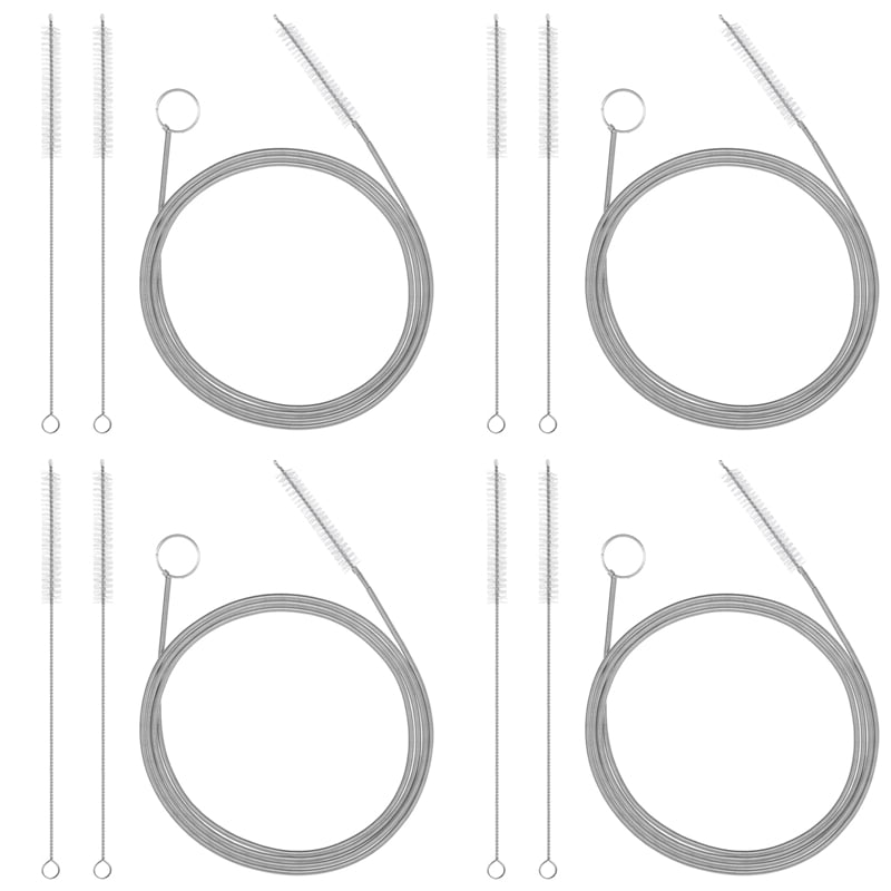 12pcs 61 Inch Feeding Tube Cleaning Brush Long Drain Brush Flexible ...