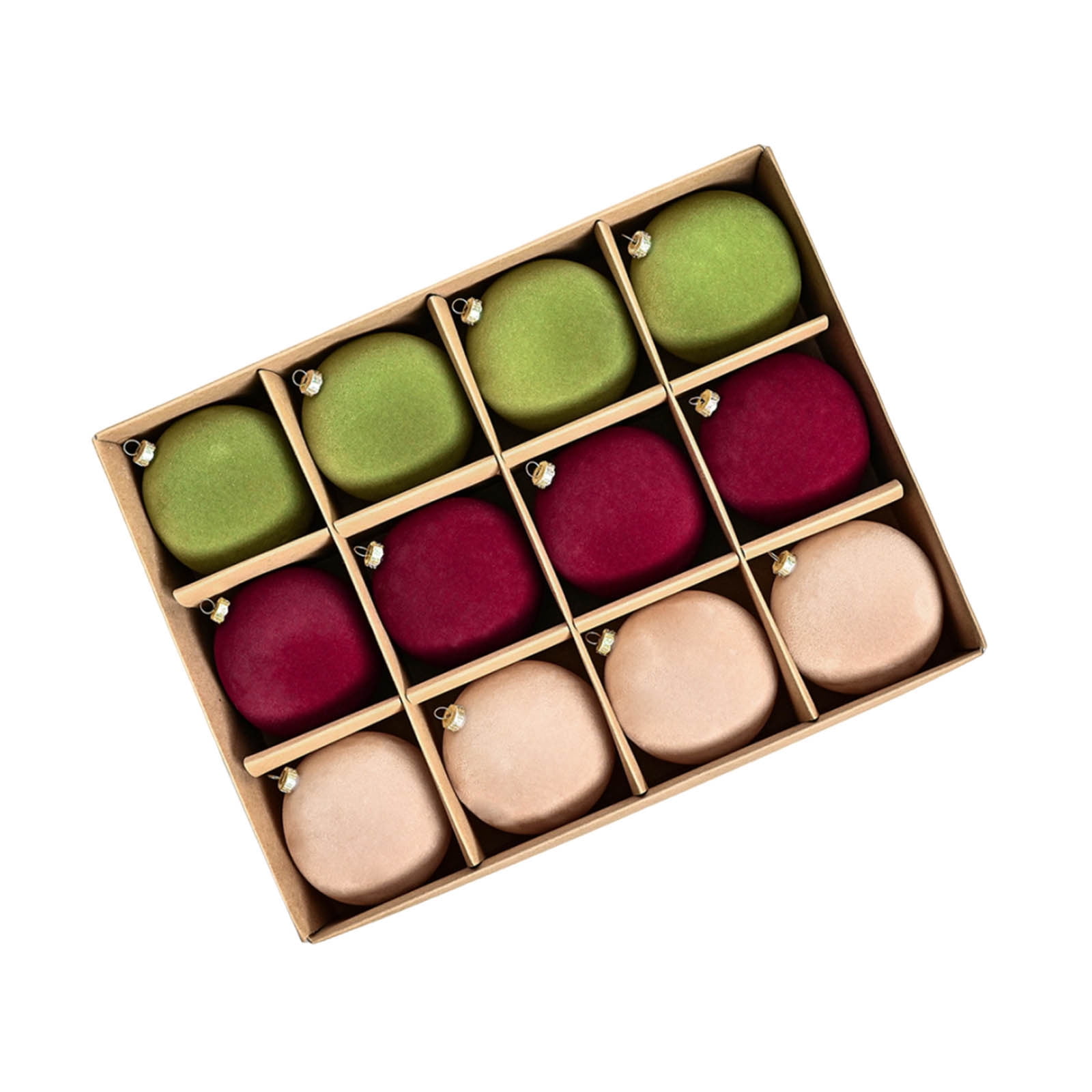 12pcs 6cm Christmas Balls for Christmas Tree Ornaments Balls Hanging