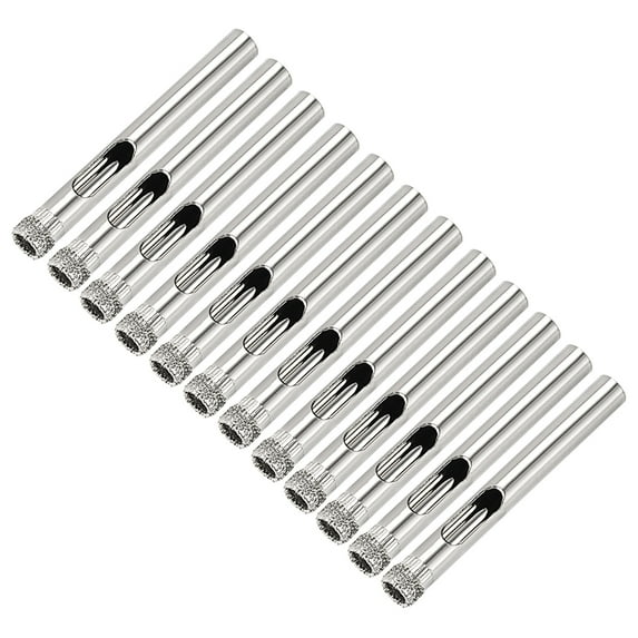 12pcs 6mm Diamond Drill Bit Hole Saw for Tile Glass Fiberglass Ceramic Tool