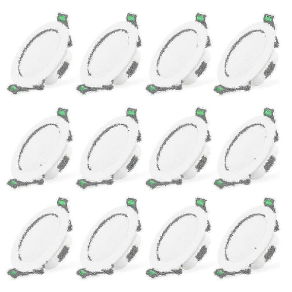 12pcs 7w White Led Downlight Recessed Ceiling Lights Slim Spot Light