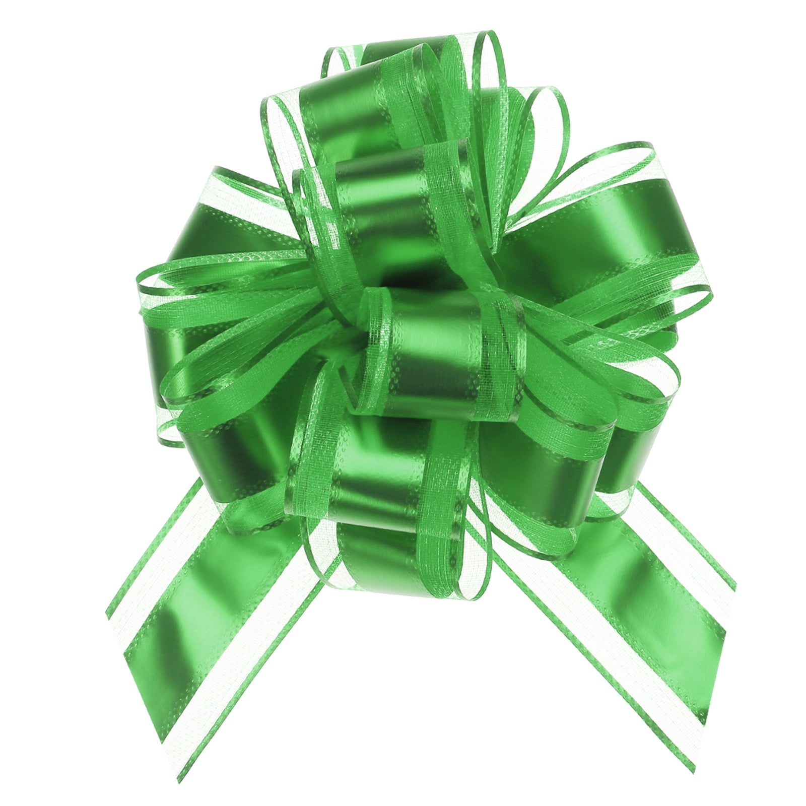 12pcs 9" Extra Large Pull Bow Metallic Gift Wrapping Bows Ribbon