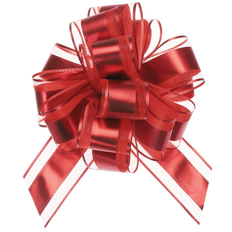 Pull Bow Metallic Red Pull Bow Metallic Red