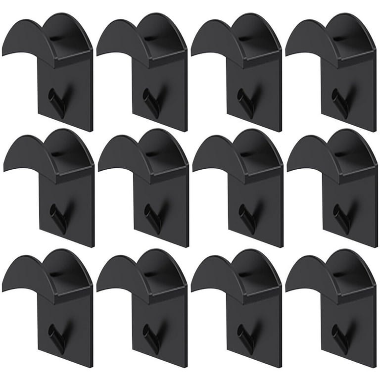 12pcs Adhesive Hat Hook for Wall Plastic Hat Hanger Multi-functional Wall  Hooks 