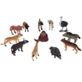 thumbnail image 1 of 12pcs African Wildlife Figures Simulation Forest Animal Toys Wildlife Models, 1 of 6