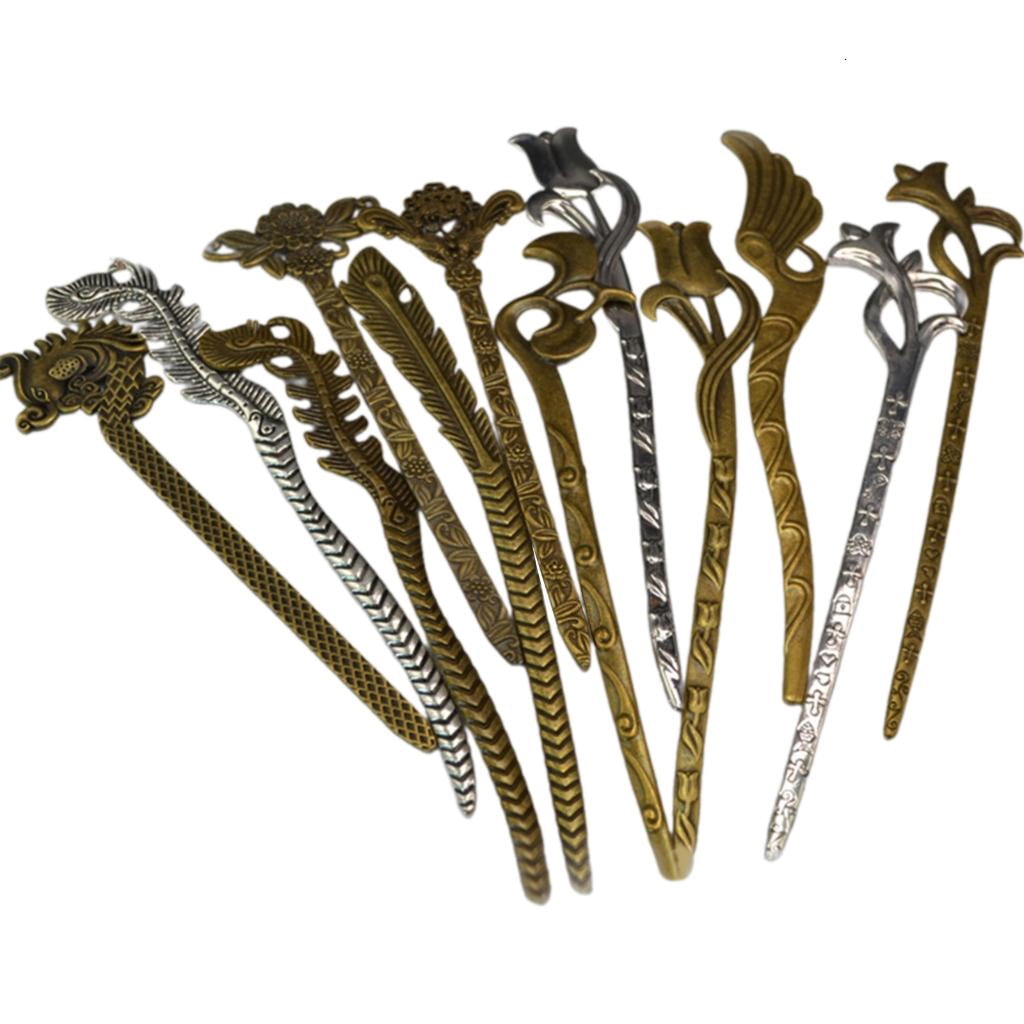 12pcs Antique Hair Stick Vintage Han Costume Hairpin Headpiece for ...