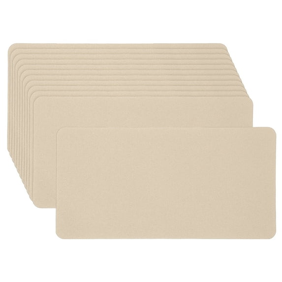 Uxcell Denim Iron on Patches for Clothes 7.9" x 3.9" Denim Patches Iron on Apricot