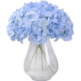 thumbnail image 1 of 12pcs Artificial Silk Hydrangea Flowers Heads with Stems in Bulk Fake Flowers for Wedding Bouquet Centerpieces Arch Home Decoration (Ivory), 1 of 5